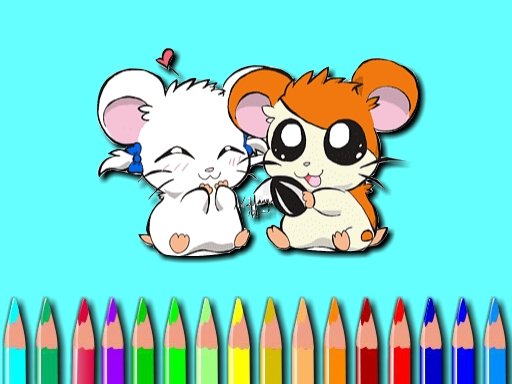 Hamster Coloring Book